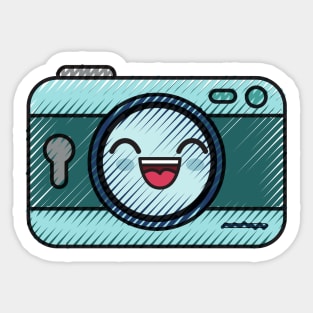 Camera Smiley Sticker